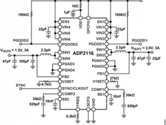 ADP2116多个输出降压调节器参数介绍及中文PDF下载