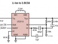 LTC3113内部电源开关升降压稳压器参数介绍及中文PDF下载