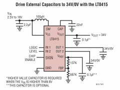 LT8415内部电源开关升压稳压器参数介绍及中文PDF下载