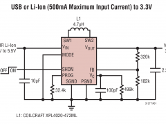 LTC3127内部电源开关升降压稳压器参数介绍及中文PDF下载