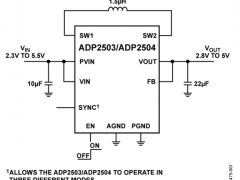 ADP2504内部电源开关升降压稳压器参数介绍及中文PDF下载