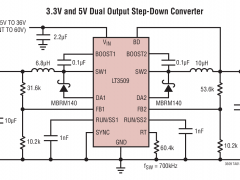 LT3509内部电源开关降压稳压器参数介绍及中文PDF下载