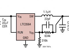 LTC3564微功率降压型稳压器参数介绍及中文PDF下载