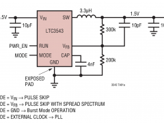 LTC3543微功率降压型稳压器参数介绍及中文PDF下载