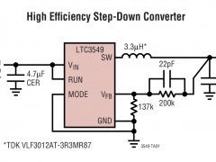 LTC3549微功率降压型稳压器参数介绍及中文PDF下载