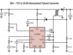 LTC3805反激式、正激式和隔离式控制器参数介绍及中文PDF下载
