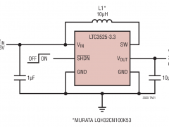 LTC3525内部电源开关升压稳压器参数介绍及中文PDF下载