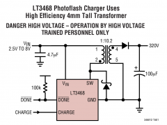 LT3468氙气闪光灯充电器参数介绍及中文PDF下载