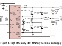 LTC3717-1DDR存储器/总线端接参数介绍及中文PDF下载