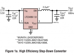 LTC3406-1.8内部电源开关降压稳压器参数介绍及中文PDF下载