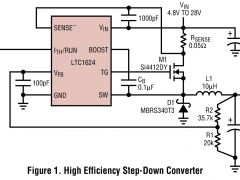 LTC1624外部开关电源降压型控制器参数介绍及中文PDF下载