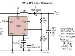 LT1370内部电源开关升压稳压器参数介绍及中文PDF下载
