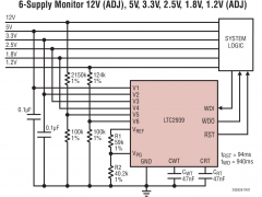 LTC2939四或更多电源监视器参数介绍及中文PDF下载