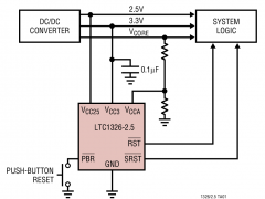 LTC1326三电源监视器参数介绍及中文PDF下载