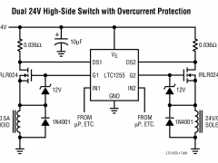 LTC1255高压侧开关和MOSFET驱动器参数介绍及中文PDF下载