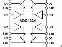 ADG1334双电源模拟开关与多路复用器参数介绍及中文PDF下载