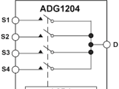 ADG1204双电源模拟开关与多路复用器参数介绍及中文PDF下载