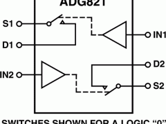 ADG821单电源模拟开关与多路复用器参数介绍及中文PDF下载
