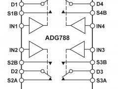 ADG788双电源模拟开关与多路复用器参数介绍及中文PDF下载