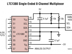 LTC1380单电源模拟开关与多路复用器参数介绍及中文PDF下载