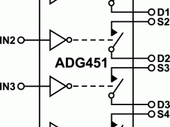 ADG451双电源模拟开关与多路复用器参数介绍及中文PDF下载