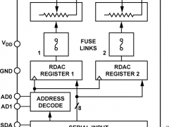 AD5173数字电位器(DigiPOT)参数介绍及中文PDF下载