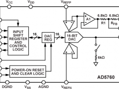 AD5760单通道电压输出数模转换器参数介绍及中文PDF下载