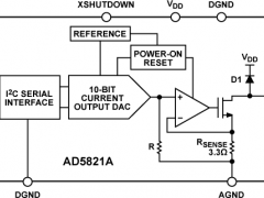 AD5821A源/吸电流数模转换器参数介绍及中文PDF下载