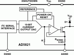 AD5821源/吸电流数模转换器参数介绍及中文PDF下载