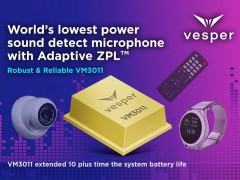 Vesper发布业界首个Adaptive ZeroPower Listening™器件，能在智能家居设备中实现“免提”功能