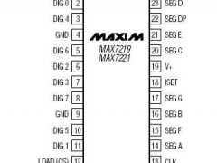 串行输入输出共阴极显示驱动器MAX7219应用