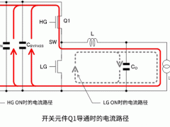 补充－同步整流降压转换器工作时的电流路径