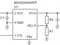 电路图:Linear Regulator Reference Circuit: Vin=4.0V to 25V, Iomax=2A