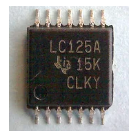 SN74LVC125APWR，四路总线缓冲器闸具有三态输出