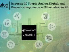 Dialog推出纳安级GreenPAK™器件，添加多通道输入功能