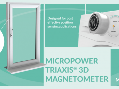 Melexis 推出面向消费类应用的紧凑型低压 3D 磁力计