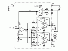BTL功放电路的有刷直流电机驱动： 线性电流驱动