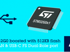 ST 发布新STM32G0微控制器，增加USB和CAN接口和更大存储器