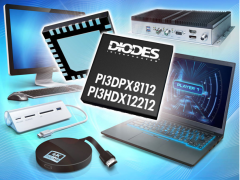 Diodes 公司的可调式线性 ReDrivers支持更高的信号完整性
