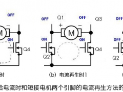 PWM驱动有刷电机时的电流再生方法及其区别