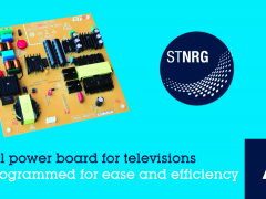 ST 的LED 电视200W 数字电源解决方案满足严格的生态设计标准