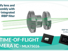Melexis 推出集成红外带通滤波器 QVGA 分辨率飞行间传感器芯片