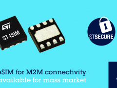 ST 向大眾市場推出ST4SIM M2M用兼容GSMA的eSIM卡芯片