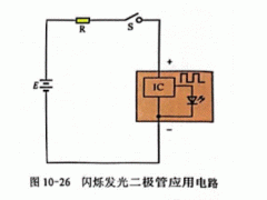 闪烁发光二极管的工作原理及应用电路