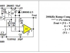 具有双极差分输入的单电源 200kHz VFC